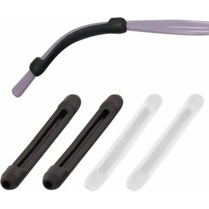 2 Glasses Clamps, Non-Slip Soft Silicone, Helmet / Sunglasses Hook Flexible and Comfortable Reading Glasses (Bar2) - Denuotop