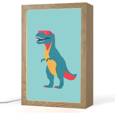ONLYWOW Children's Night Light Dinosaur - Blue - Sunglasses 20x30 Cm ONLYWOW Children's Night Light Dinosaur - Blue - Sunglasses 20x30 Cm