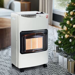 LIVINGANDHOME 4.2KW Portable Gas Cabinet Heater with Regulator