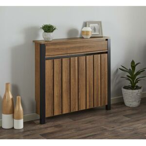 Brown Wooden Radiator Cover with Storage Drawer 885 x 930mm Small - Brown - Galiflo