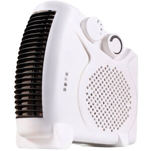 LANGRAY Dual Position Portable Fan Heater With Cool Air Function, Can Be Used Upright or Flat, 2 Heat Settings, 1000/2000 w, Adjustable Thermostat, Safety