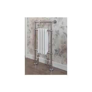 Avon Chrome Traditional Heated Towel Rail 960mm h x 500mm w Electric Only - Standard - Eastbrook