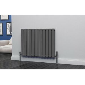 Eastgate - Eben Steel Anthracite Horizontal Designer Radiator 600mm h x 816mm w Double Panel - Central Heating - Anthracite