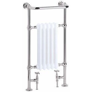 Baby Clifton Heated Towel Rail - 940mm x 500mm - Chrome - AHC80 - Chrome - Heritage