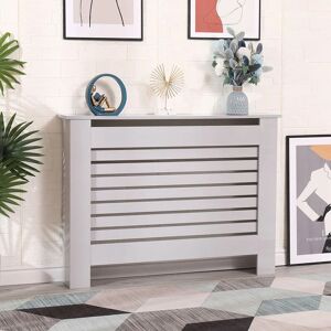 Furniture Hmd - High gloss Radiator Cover,Grey-111.5x19x82cm(WxDxH) - Grey