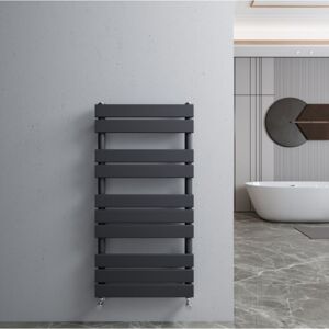 Meykoers - Flat Panel Heated Towel Rail Bathroom Heating Rad Radiator Anthracite 1000x500mm