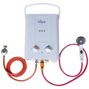 Ttulpe - Outdoor HD-6 P37 white, portable outdoor propane gas water heater, ErP/ low NOx