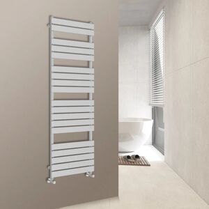 Warmehaus - 1800x600mm Flat Panel Heated Towel Rail Central Heating Towel Warmer for Bathroom Kitchen Chrome