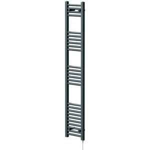 Wholesale Domestic Pizarro Anthracite 1600mm x 300mm Straight Electric Heated Towel Rail - Anthracite