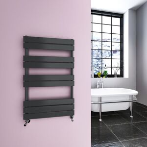 Sky Bathroom - Flat Panel Heated Towel Rail Radiator Central Heating 1000x600mm Anthracite