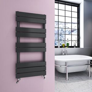 Sky Bathroom - Flat Panel Heated Towel Rail Radiator Central Heating 1000x450mm Anthracite