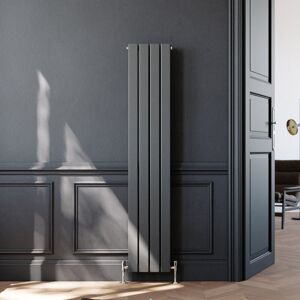 Elegant - Anthracite Vertical Radiator Modern Radiator 1600x300mm Double Flat Panel Heater