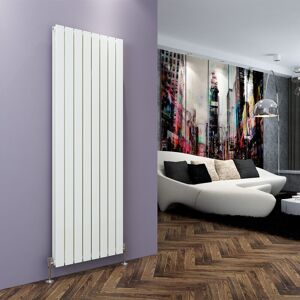 Elegant - White Steel Radiator 1800x608mm Vertical Double Flat Panel