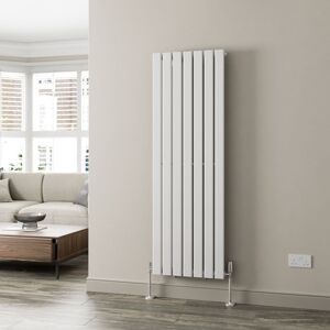 Duratherm - White Flat Panel Designer Radiator Vertical Horizontal 1600 x 528mm Single Panel