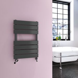Sky Bathroom - Flat Panel Heated Towel Rail Radiator Central Heating 650x400mm Anthracite