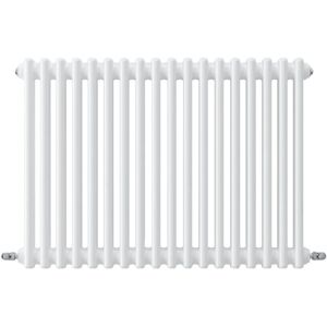 Acezanble - Horizontal Traditional Cast Iron Style Radiator 600x830mm 2 Column White