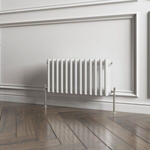 Biubiubath Traditional Cast Iron Style Radiator Horizontal 3 Column White 300x605mm