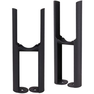 NRG - Black Floor Mounting Feet Support Legs Kit for 2 Column Traditional Radiator