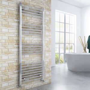 Elegant - Chrome Bathroom Radiator Heated Towel Rail Radiator 1600 x 600 mm Straight