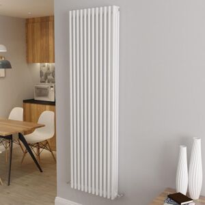 AICA SANITAIRE AICA Traditional Radiator Central Heating Cast Iron Style 3 Column Vertical 1800x560mm White