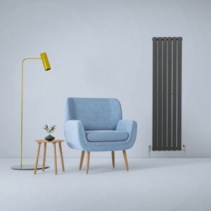 Monster-shop - Designer Flat Panel Radiators Anthracite Grey 1600mm x 420mm
