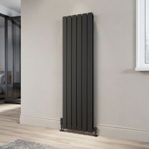 ELEGANT 1600 x 452 Designer Vertical Radiator Anthracite Double Vertical Column Radiator Flat Panel - Modern Central Heating