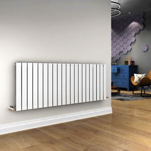 ELEGANT 600 x 1596mm White Designer Radiator Horizontal Flat Panel Single Panel Rad