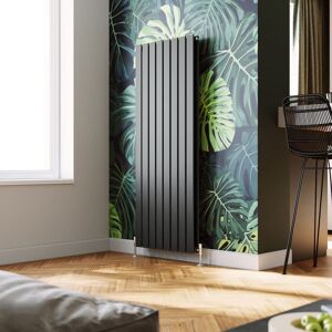 Elegant - Anthracite Vertical Radiator Double Flat Panel 1600x608mm Designer Heater