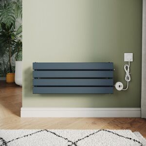 ELEGANT Smart WiFi Electric Steel Radiators Central Heating Radiator Vertical Horizontal Wall Mounted Heater No Plumbing 400W Anthracite 300x800mm