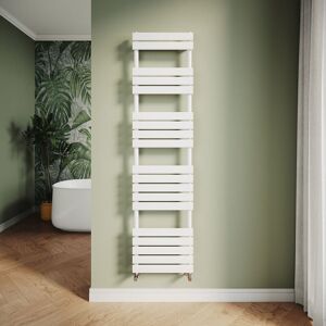 ELEGANT Modern Central Heating Towel Radiator Bathroom Flat Panel Heated Towel Rail 1800x450mm White