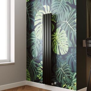Elegant - Modern Flat Panel Central Heating Radiator Black Vertical Single Panel Rads 1600 x 272mm