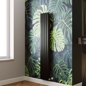 Elegant - Modern Flat Panel Central Heating Radiator Black Vertical Double Panel Rads 1600 x 272mm