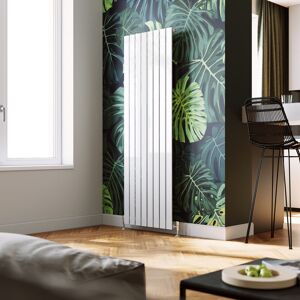 ELEGANT White Vertical Radiator 1800x608mm Single Flat Panel Radiator Designer Heater