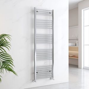 Emke - Heated Towel Rail Ladder Warmer Heating Bathroom Towel Radiator Chrome 1600x500mm