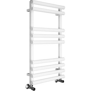 Warmehaus - 878 x 500mm Designer White Heated Towel Radiator Warmer