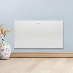 Futura - Purus 1200W Electric Heater Wall Mounted Panel Radiator with Thermostat Lot 20 White