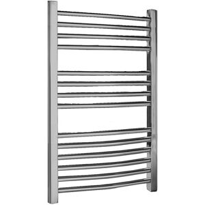 Balterley - Heated Vertical Towel Rail with Curved Rails - 710 btu - 700mm x 500mm - Chrome