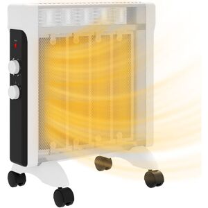 Homcom - 2000W Panel Heater, Electric Space Heater for Home, White