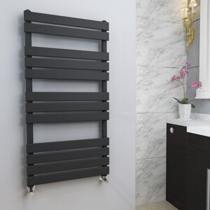 Warmehaus - Sand Grey Flat Panel Heated Towel Rail 1200x600mm
