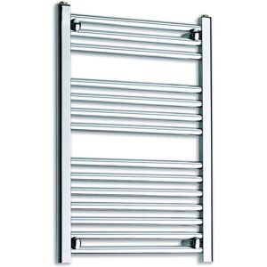 Kartell - Chrome 800mm x 600mm Straight 25mm Towel Rail - 25STR608C