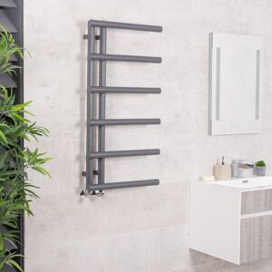 Warmehaus - Designer Bathroom Heated Towel Rail Rad Radiator 988x500mm Grey
