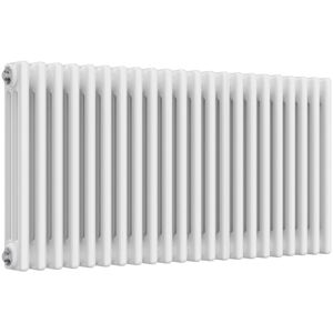 Reina - Colona 3 Column Horizontal Radiator 500mm h x 1010mm w - White