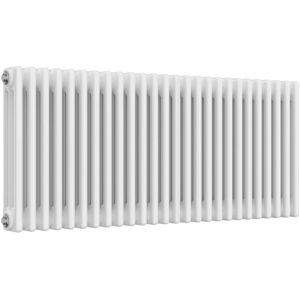 Reina - Colona 3 Column Horizontal Radiator 500mm h x 1190mm w - White