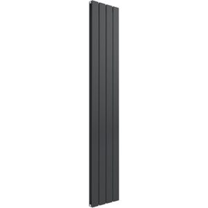 Reina - Flat Double Designer Vertical Radiator 1600mm h x 292mm w - Anthracite
