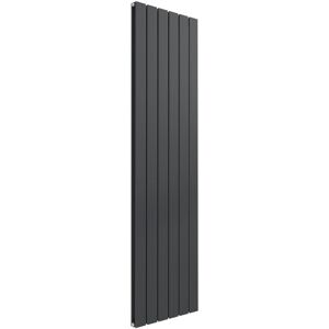 Reina - Flat Double Designer Vertical Radiator 1600mm h x 440mm w - Anthracite