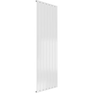 Reina - Flat Single Designer Vertical Radiator 1600mm h x 514mm w - White