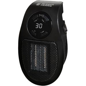 Russell Hobbs - 500W Ceramic Plug-in Heater Black RHPH2001B - Black