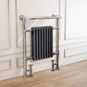 Warmehaus - Traditional Heated Towel Rail Bathroom 952x659mm Chrome&Grey