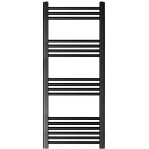 Balterley - Straight Heated Heated Towel Rail Radiator, 644W, 500 x 1100mm, Matt Black