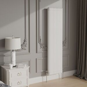 NRG - Traditional Cast Iron Style Radiator 1800x472mm Vertical 3 Column White